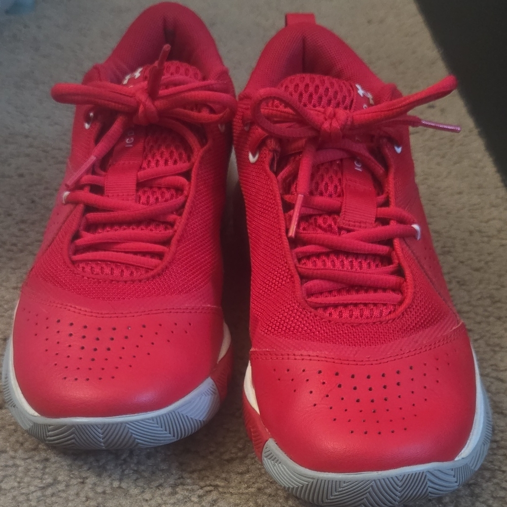 Under Armour Kids Red Sneakers